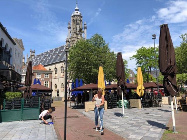 Ruime Studio 'In De Drie Koningen' In Hartje Middelburg Exteriér fotografie